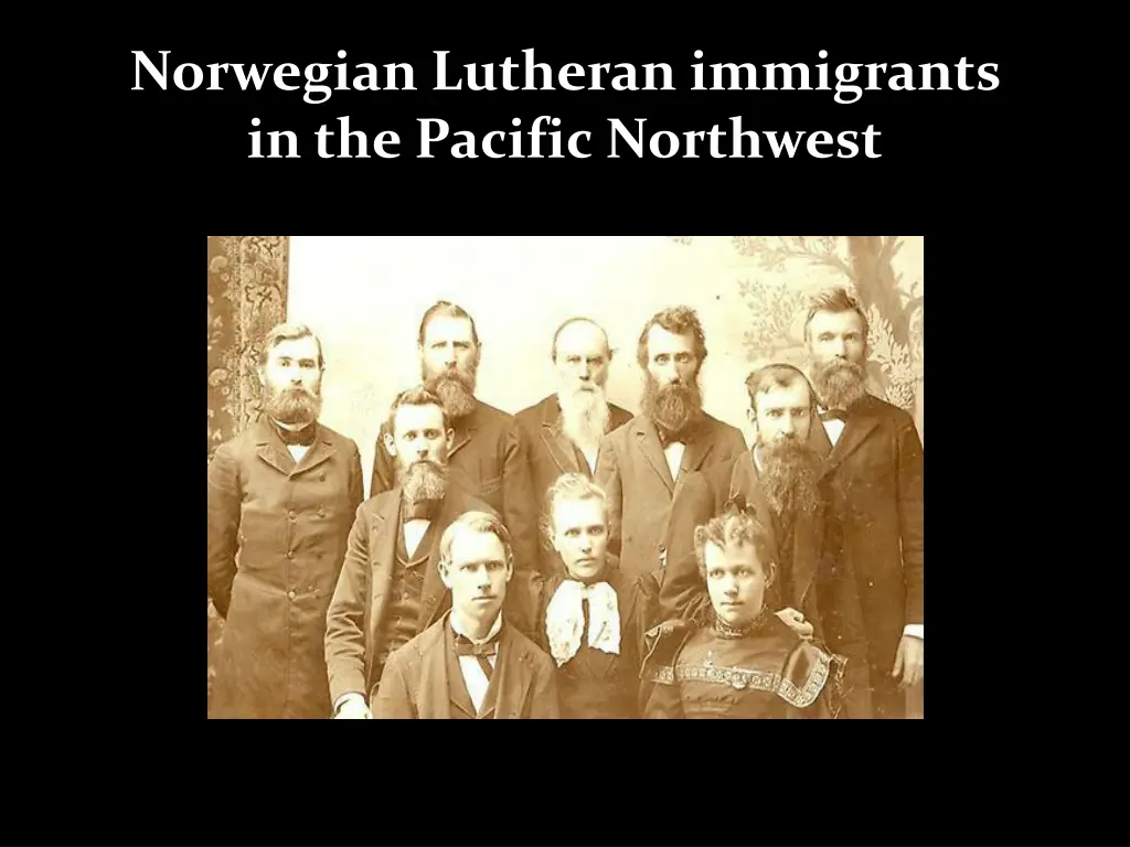 norwegian lutheran immigrants in the pacific