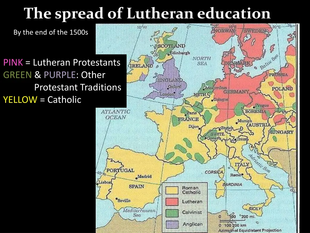 the spread of lutheran education