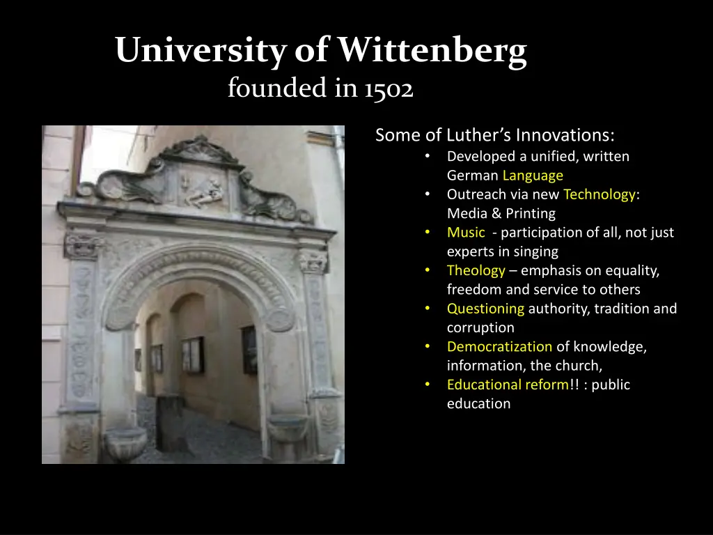 university of wittenberg founded in 1502