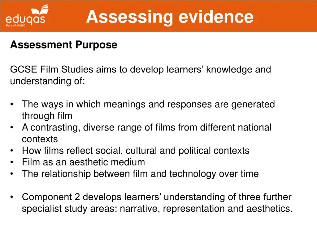 assessing evidence 11