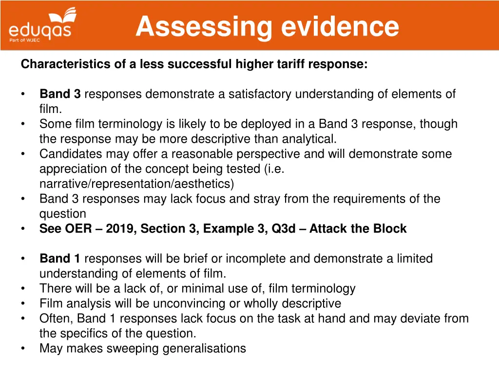 assessing evidence 17