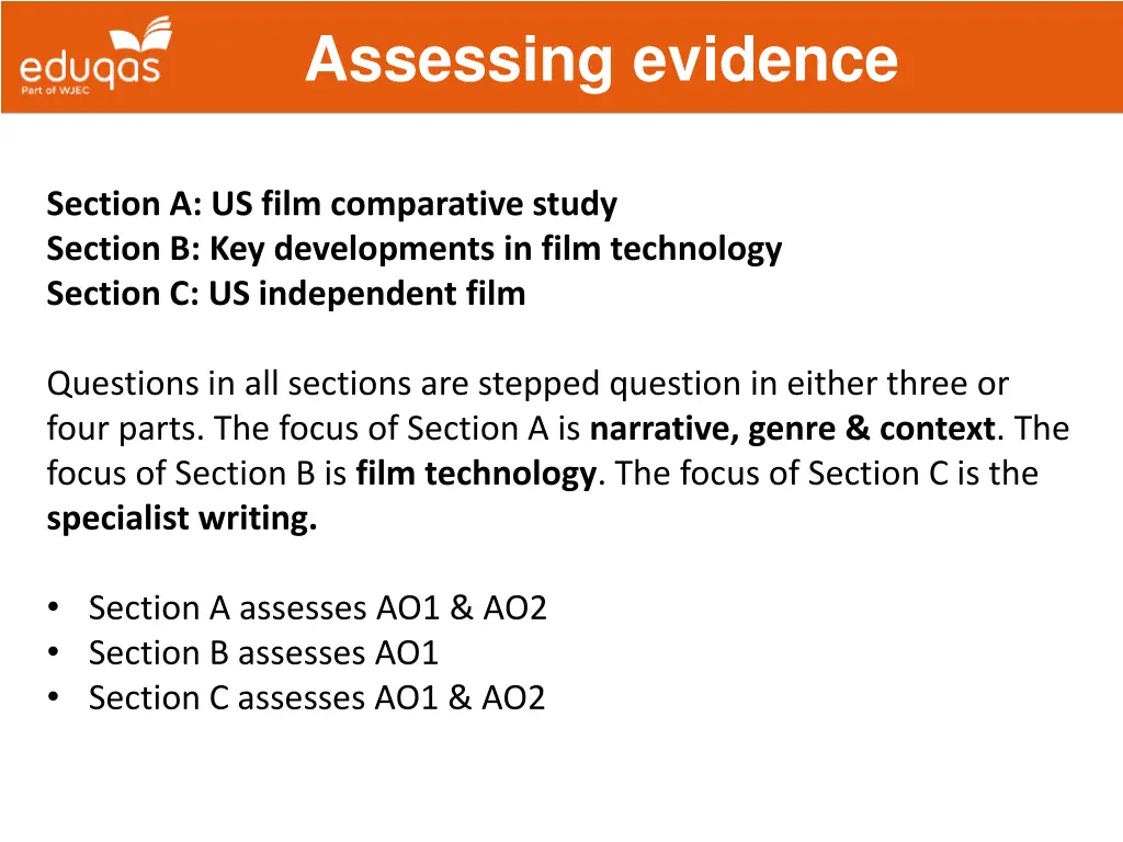 assessing evidence 8