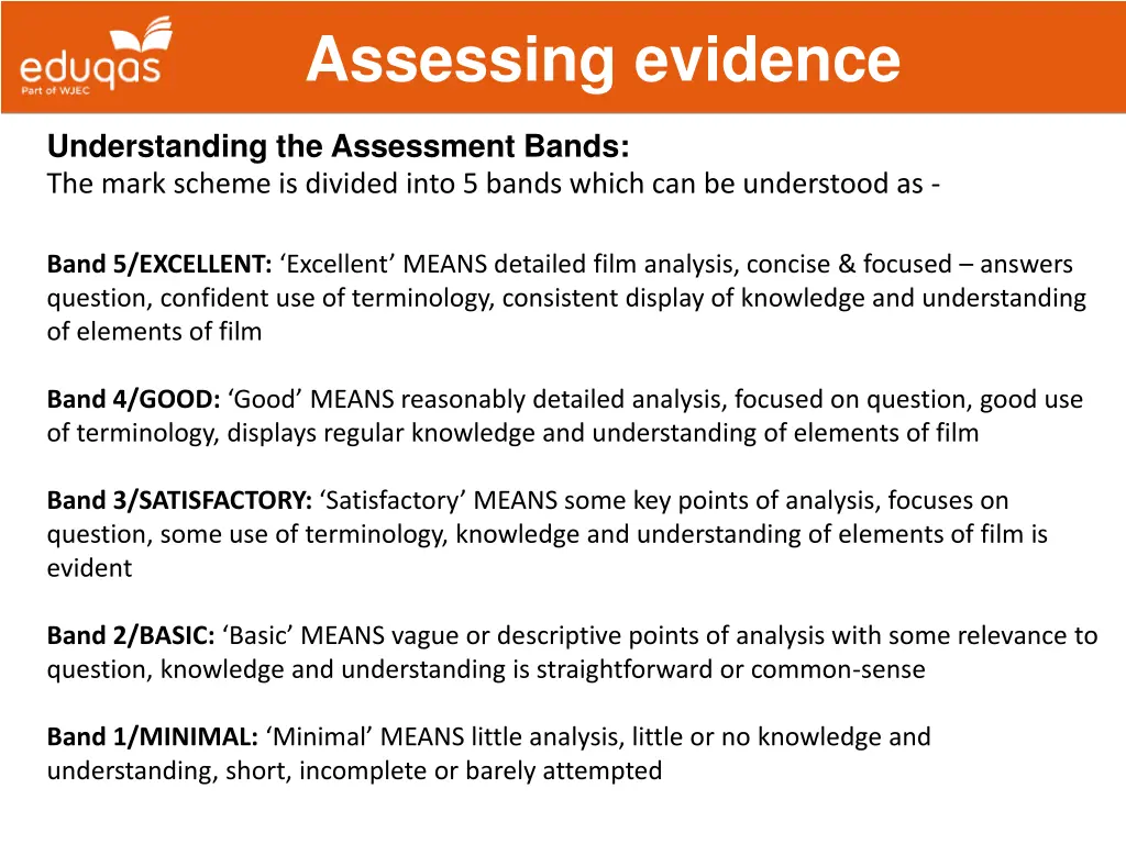 assessing evidence 9