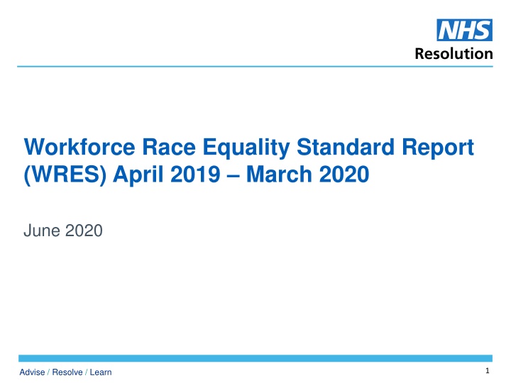 workforce race equality standard report wres