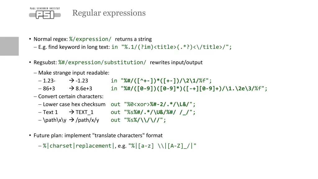 regular expressions