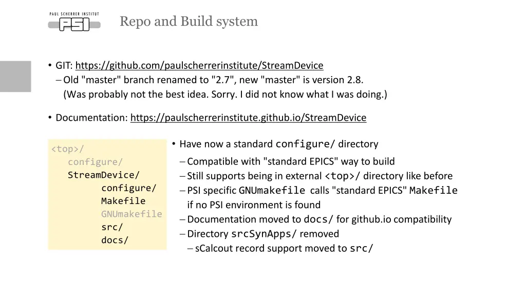 repo and build system