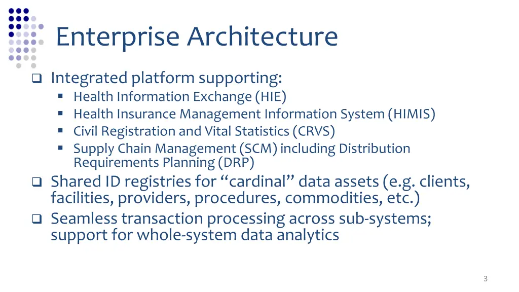 enterprise architecture