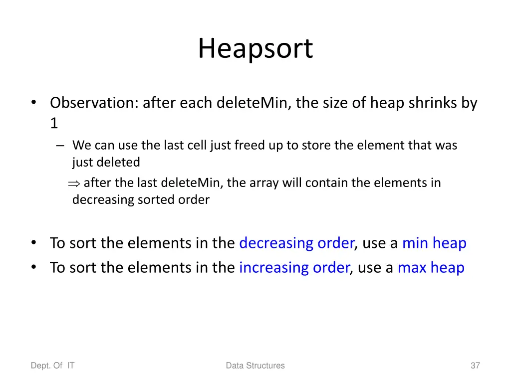 heapsort 1