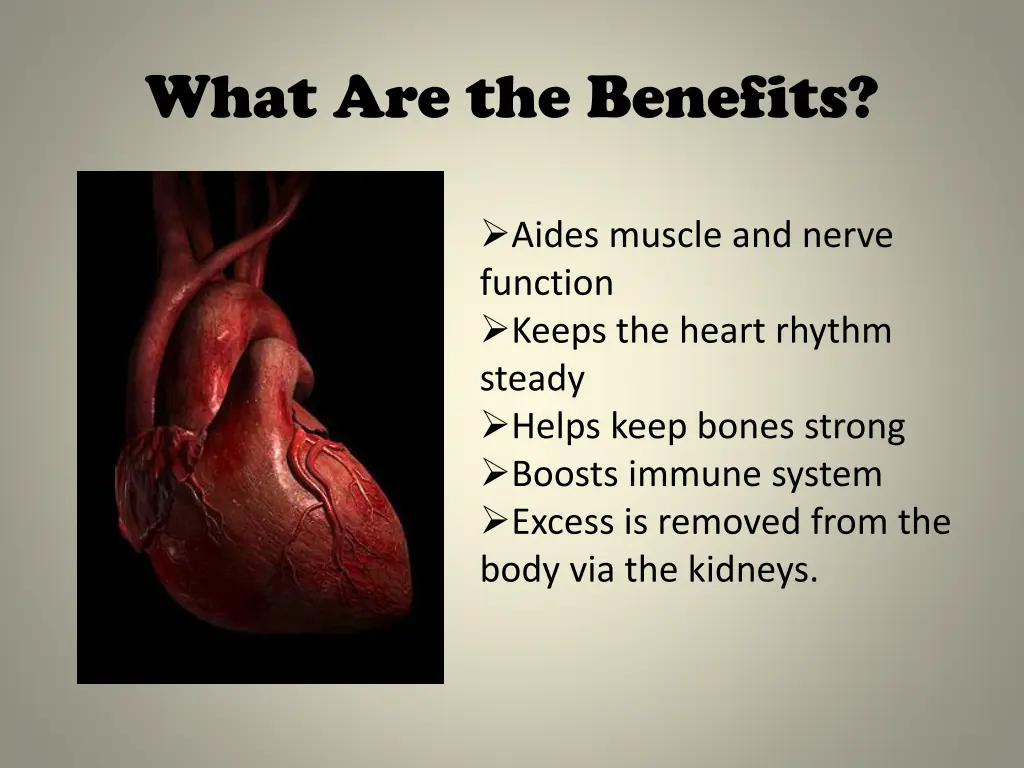 what are the benefits