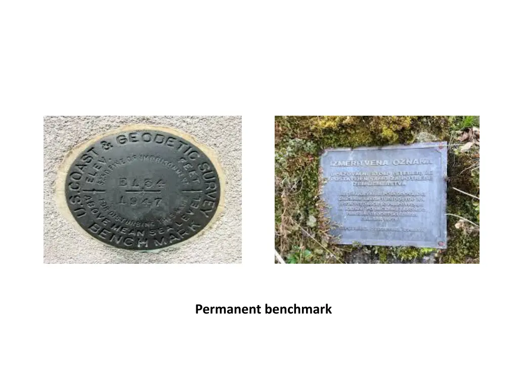 permanent benchmark