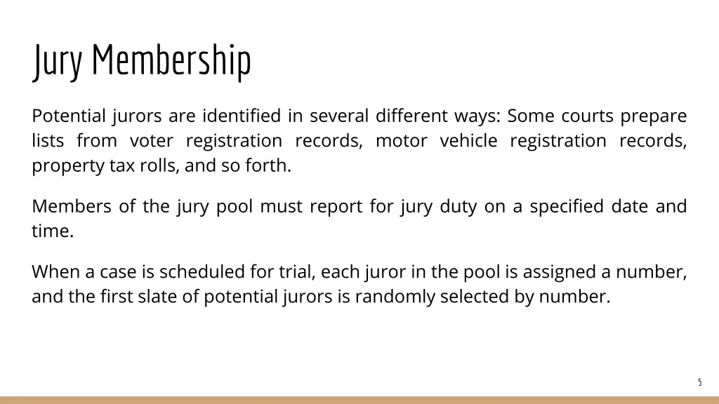 jury membership