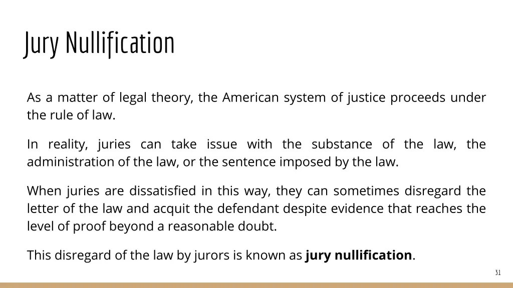 jury nullification