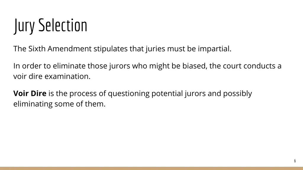 jury selection