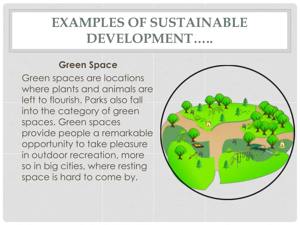 examples of sustainable development 2