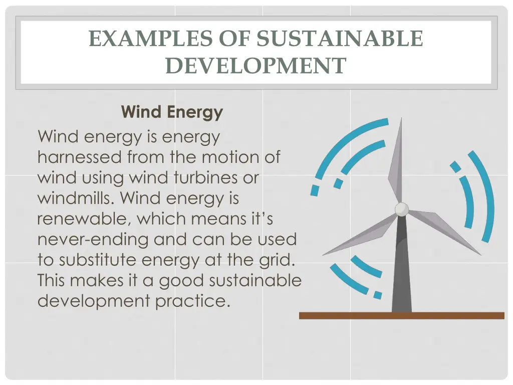 examples of sustainable development