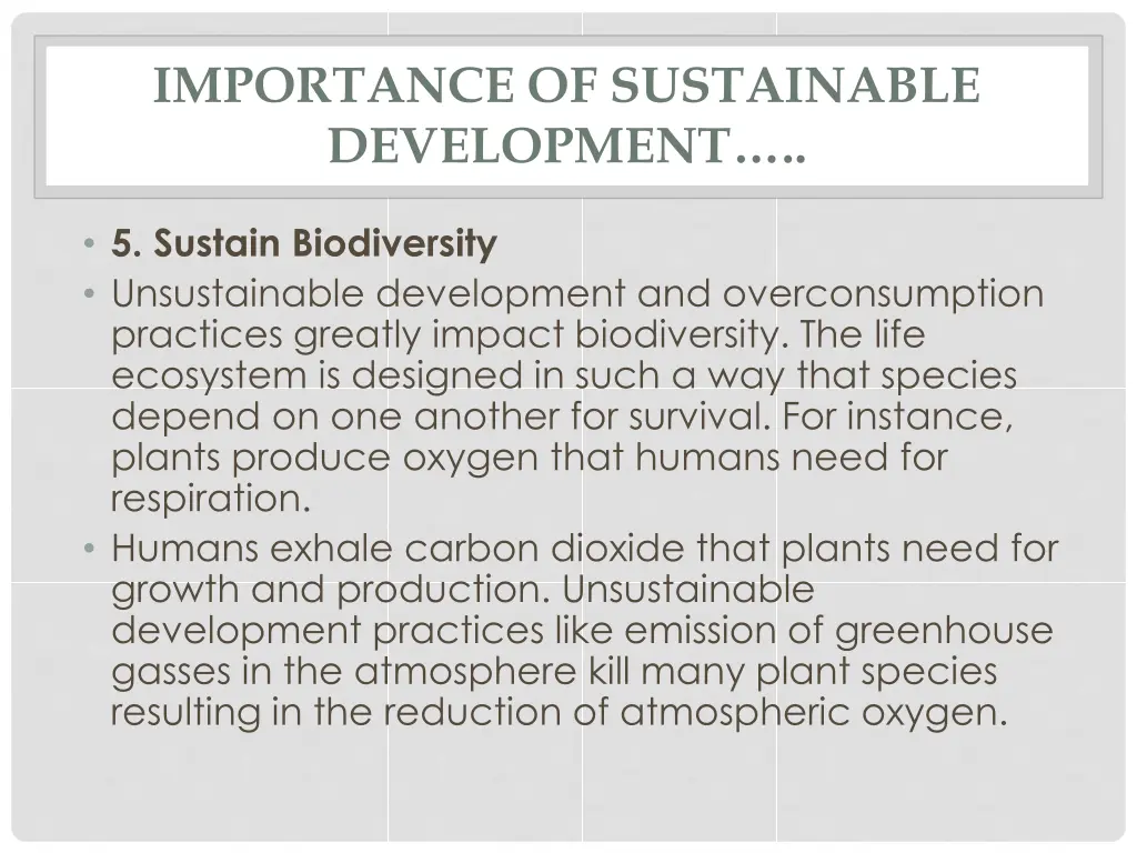 importance of sustainable development 4