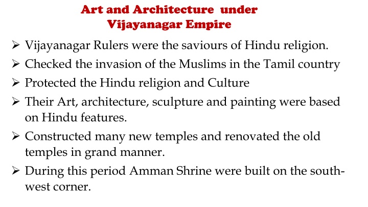 art and architecture under vijayanagar empire