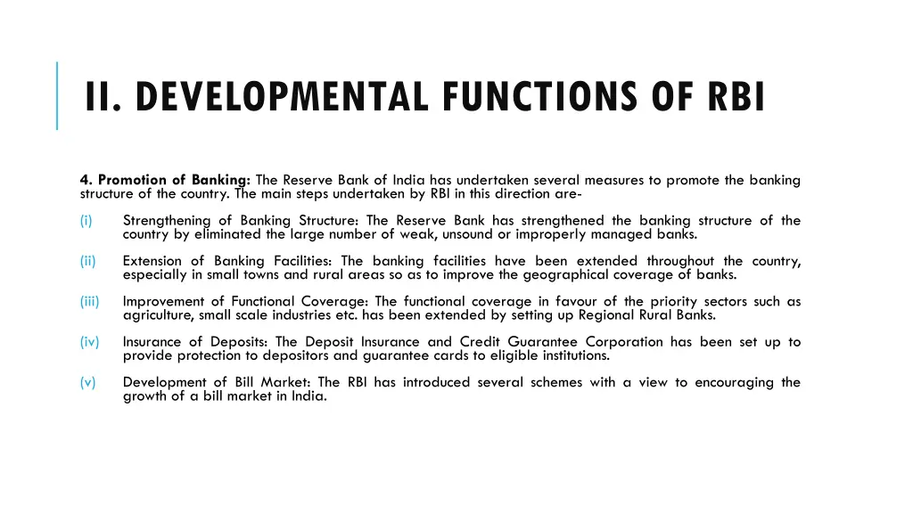 ii developmental functions of rbi 3