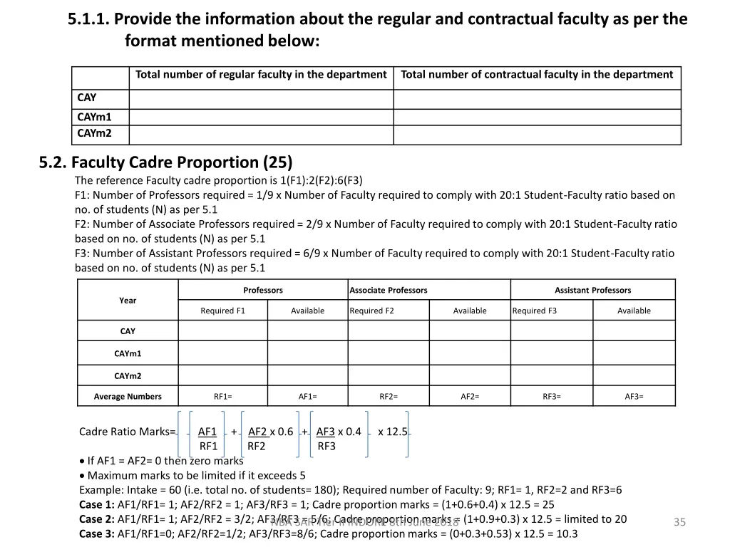 5 1 1 provide the information about the regular