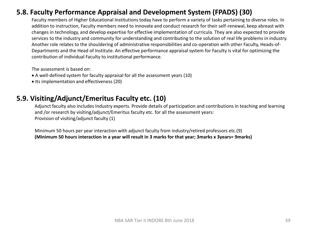 5 8 faculty performance appraisal and development