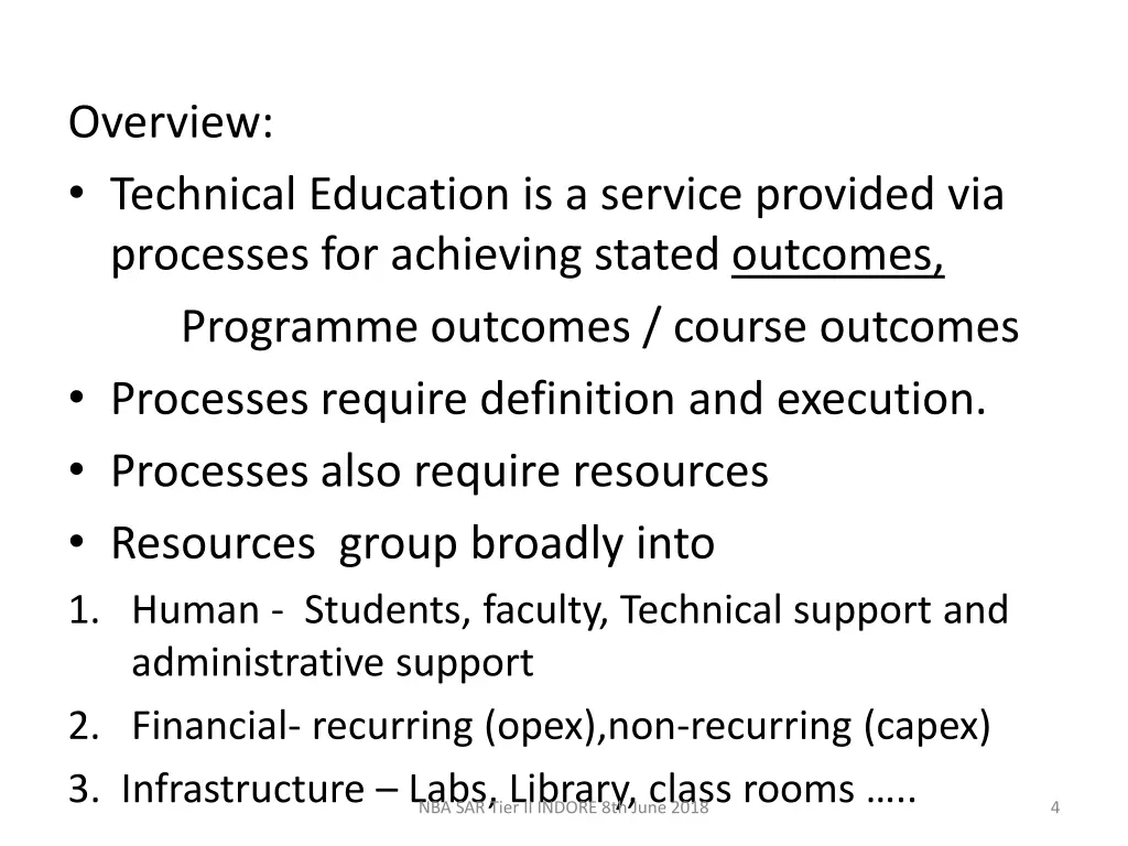 overview technical education is a service