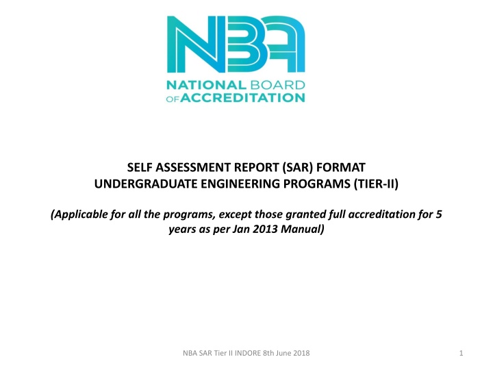 self assessment report sar format undergraduate