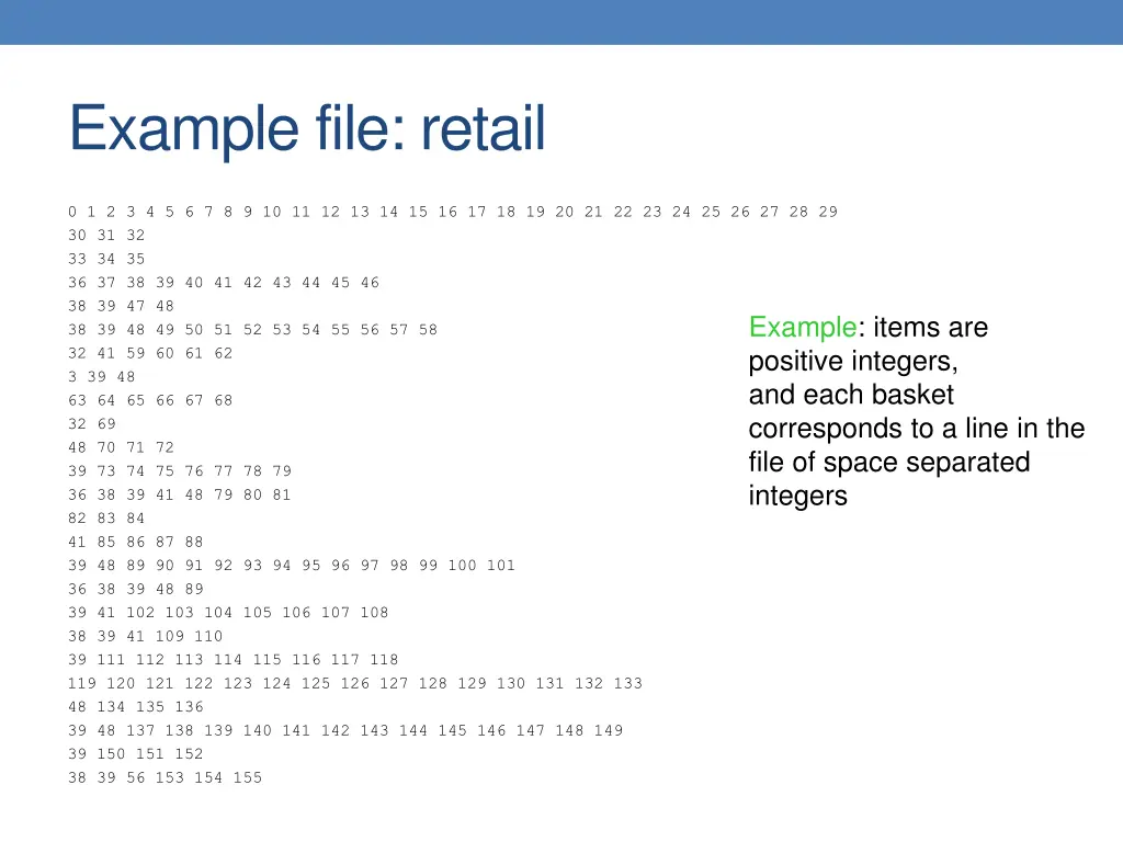 example file retail