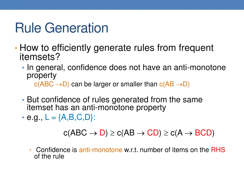 rule generation 1