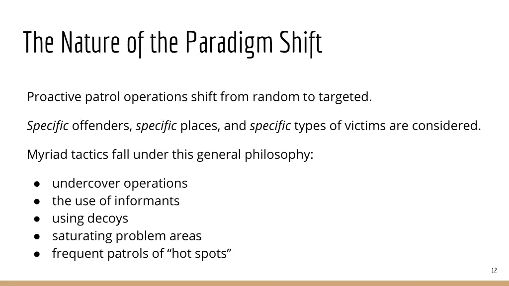 the nature of the paradigm shift