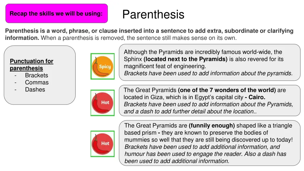 parenthesis