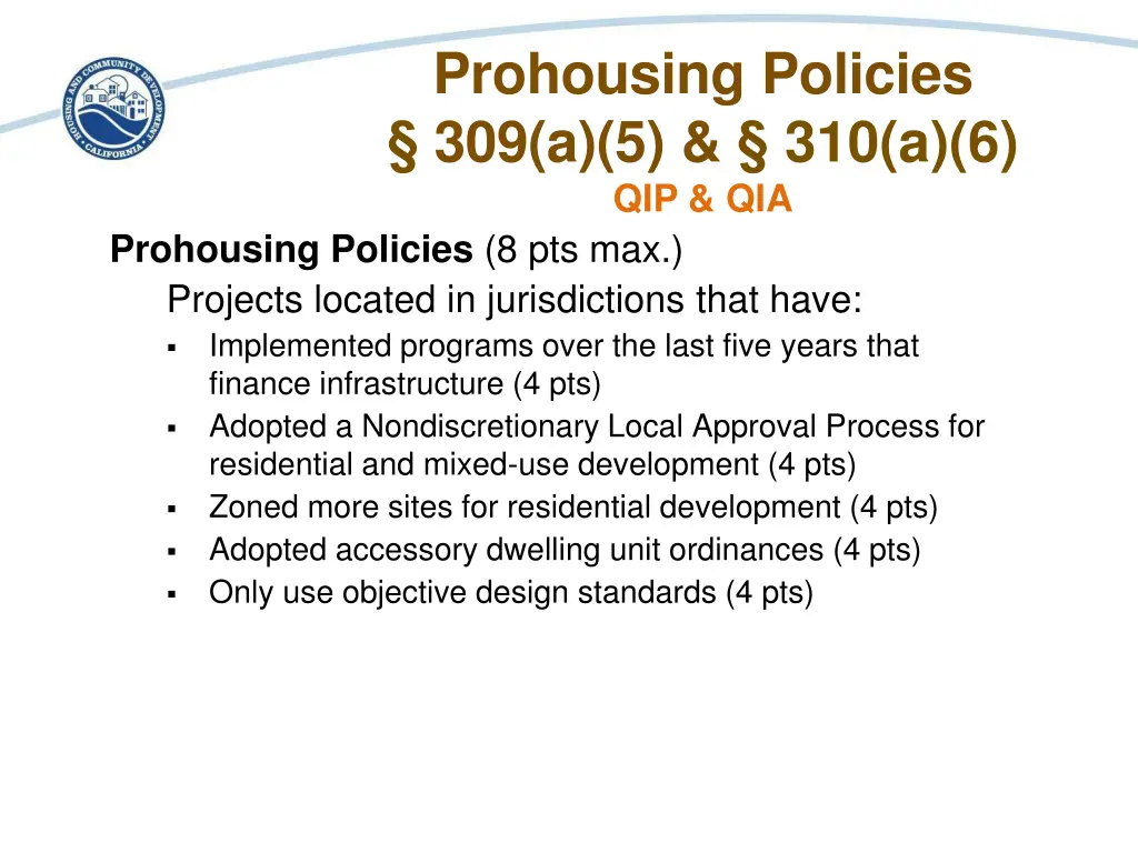 prohousing policies