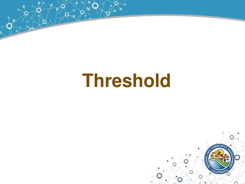 threshold