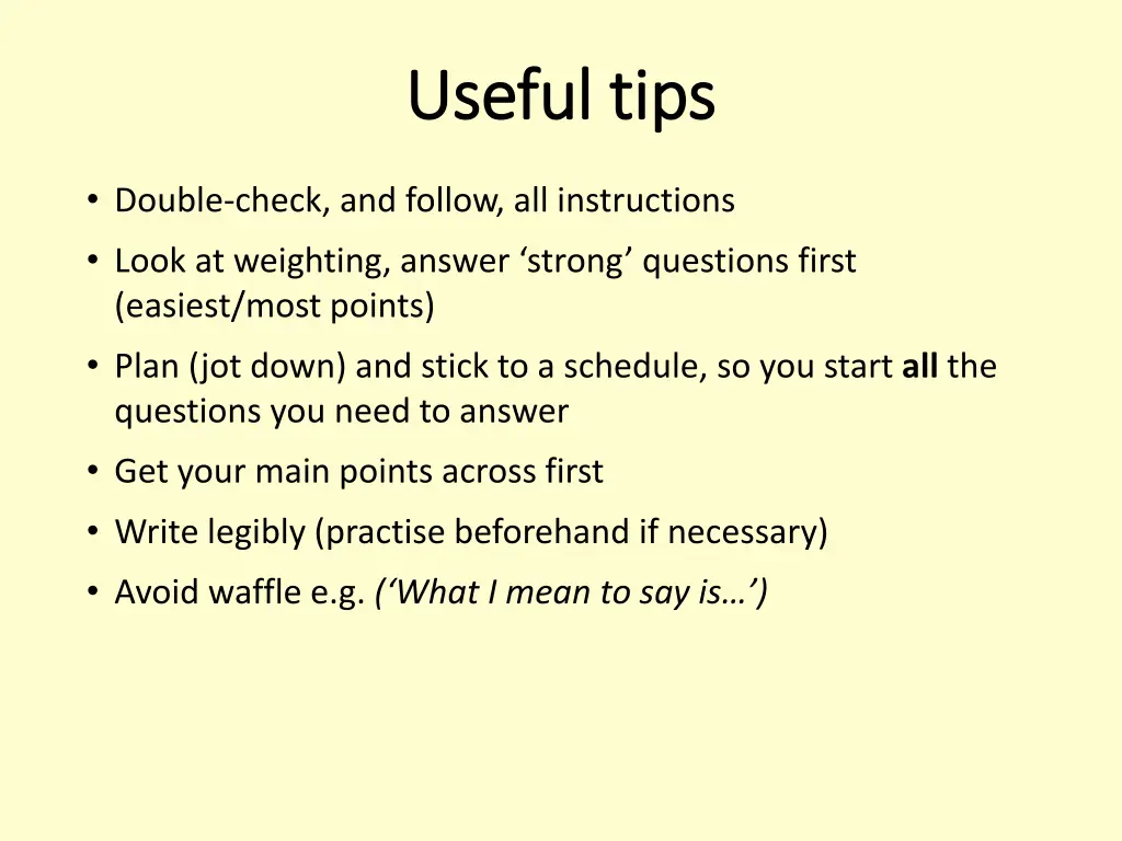 useful tips useful tips