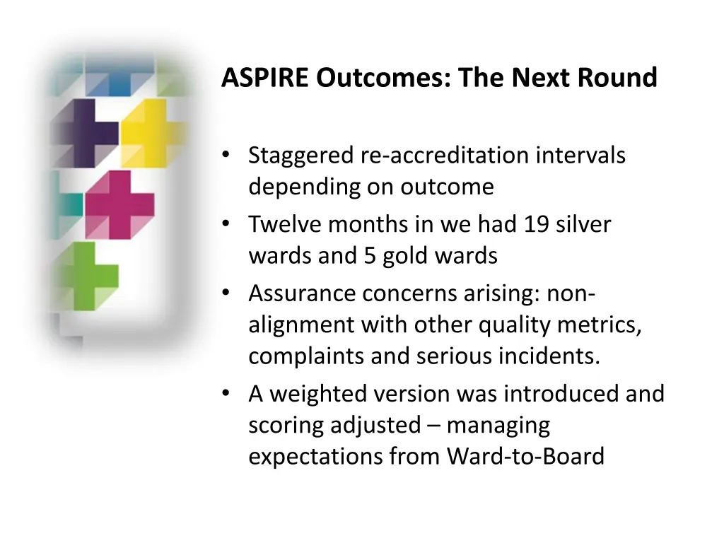 aspire outcomes the next round