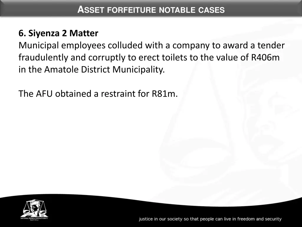 a sset forfeiture notable cases 3