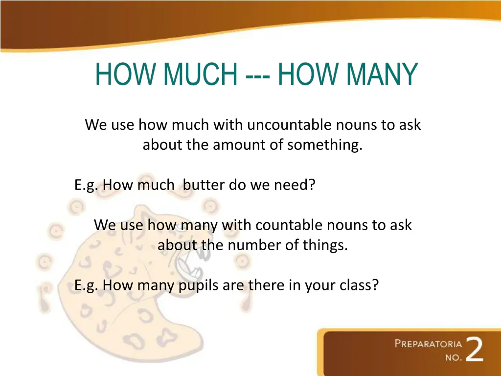 we use how much with uncountable nouns