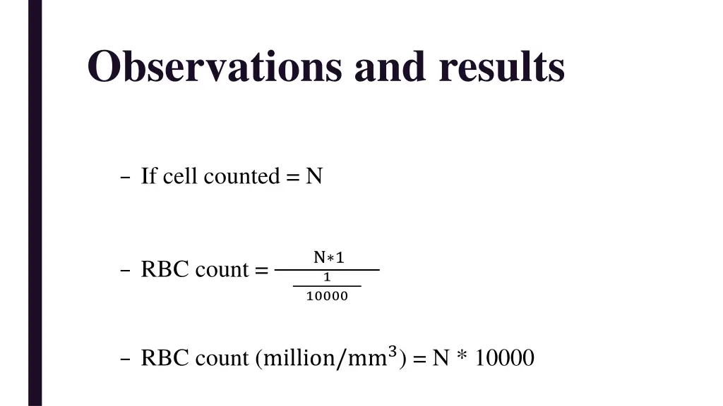 observations and results 3