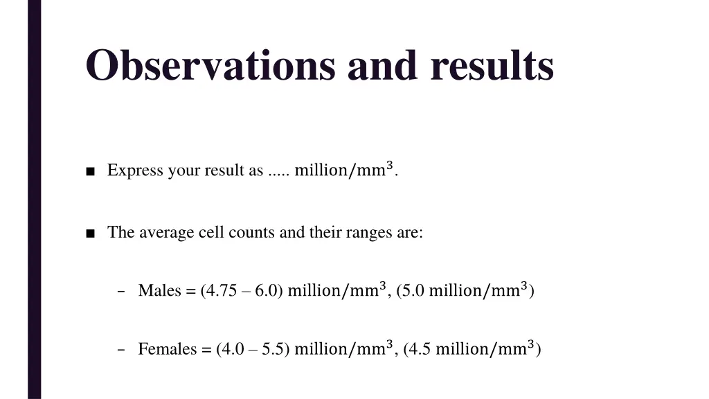 observations and results 4