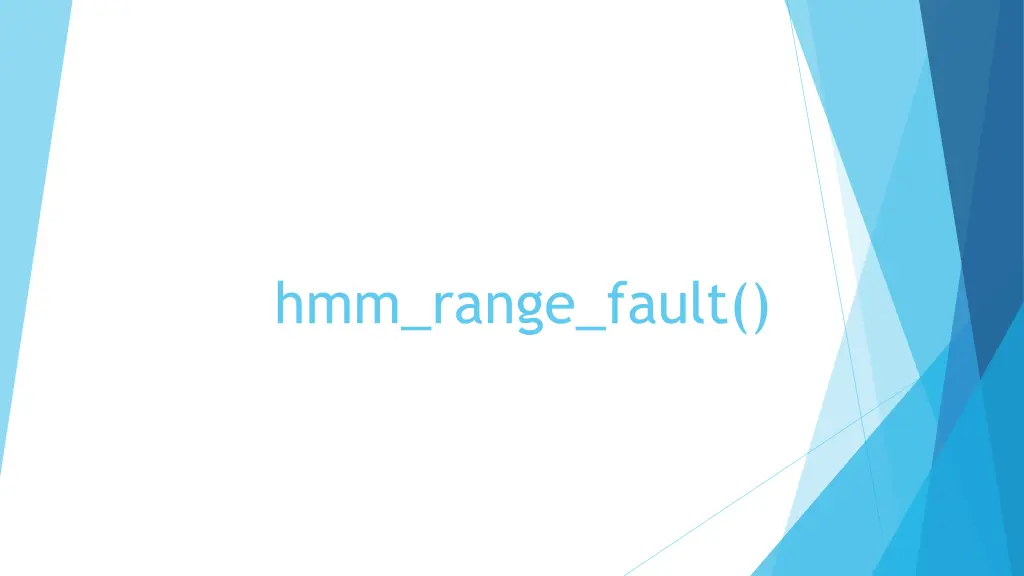 hmm range fault