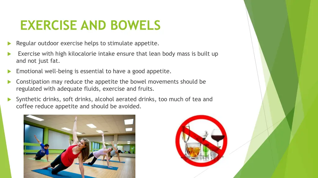 exercise and bowels