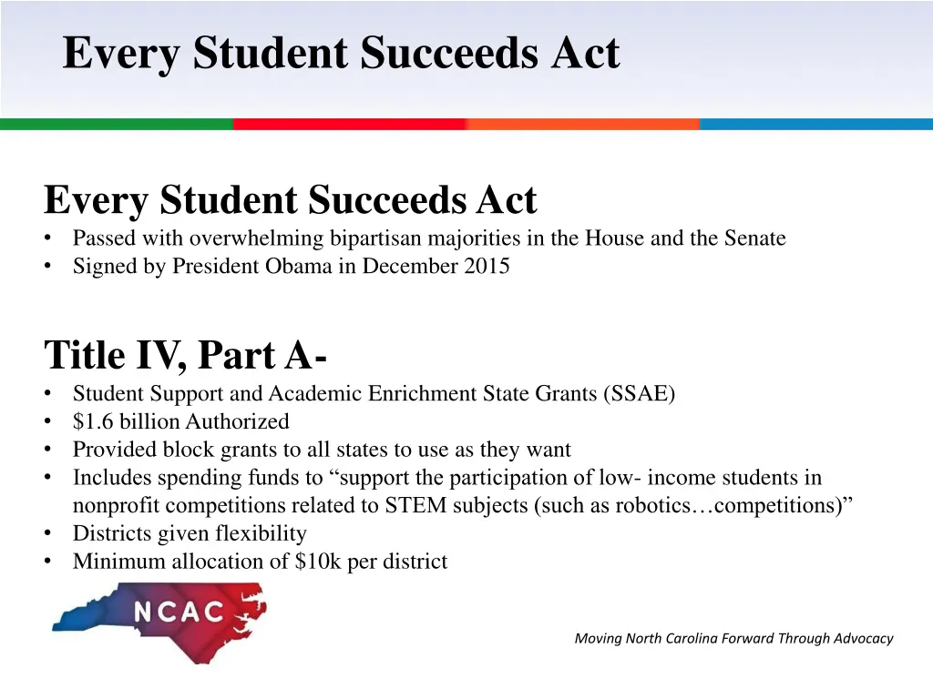 every student succeeds act