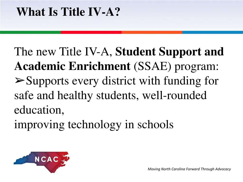 what is title iv a