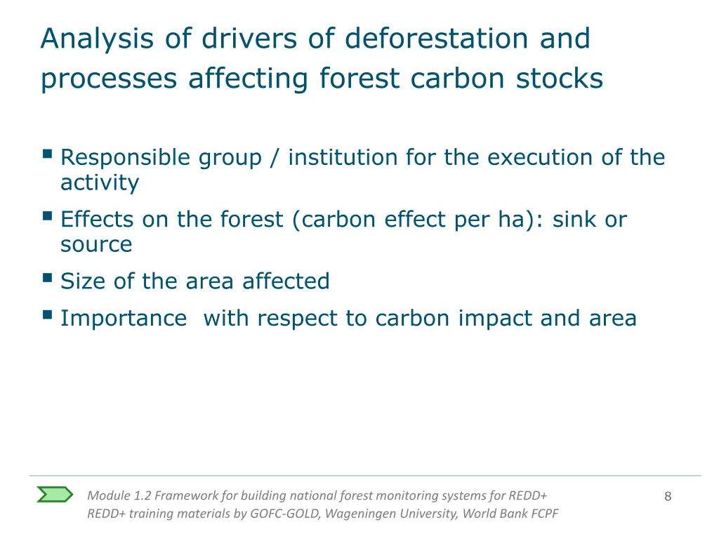 analysis of drivers of deforestation 1