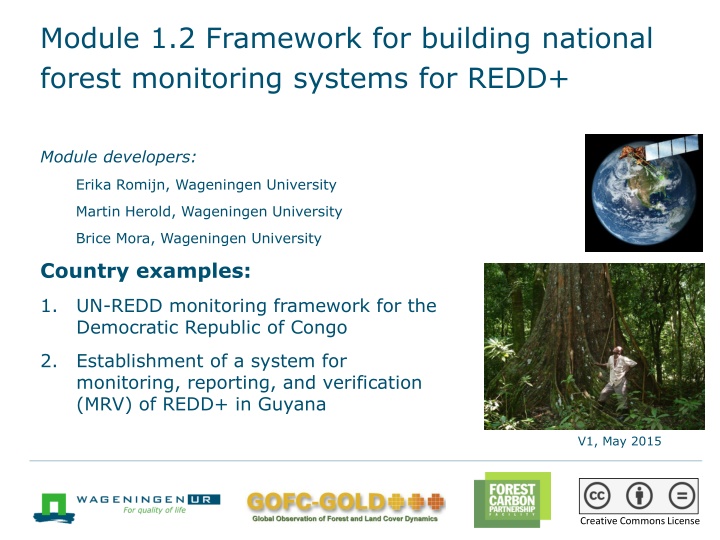 module 1 2 framework for building national forest