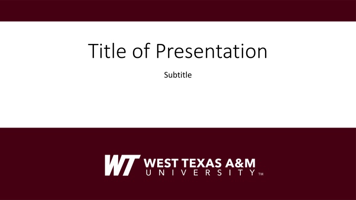 title of presentation