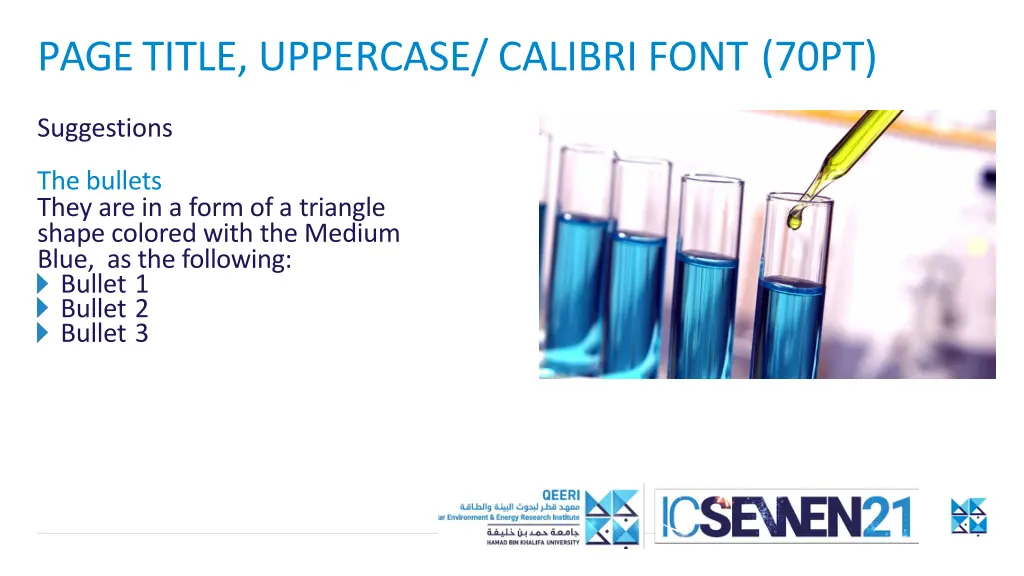 page title uppercase calibri font 70pt 1