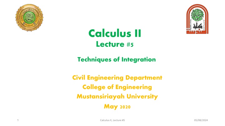 calculus ii lecture 5