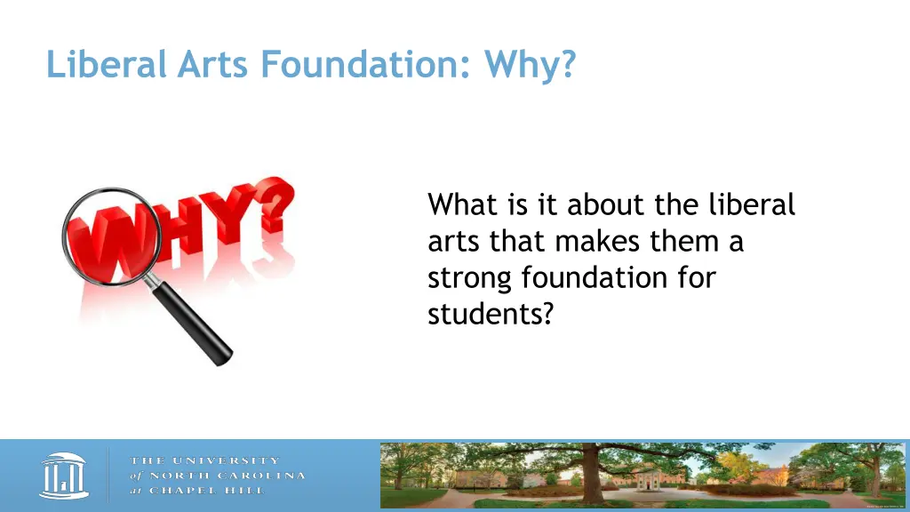 liberal arts foundation why