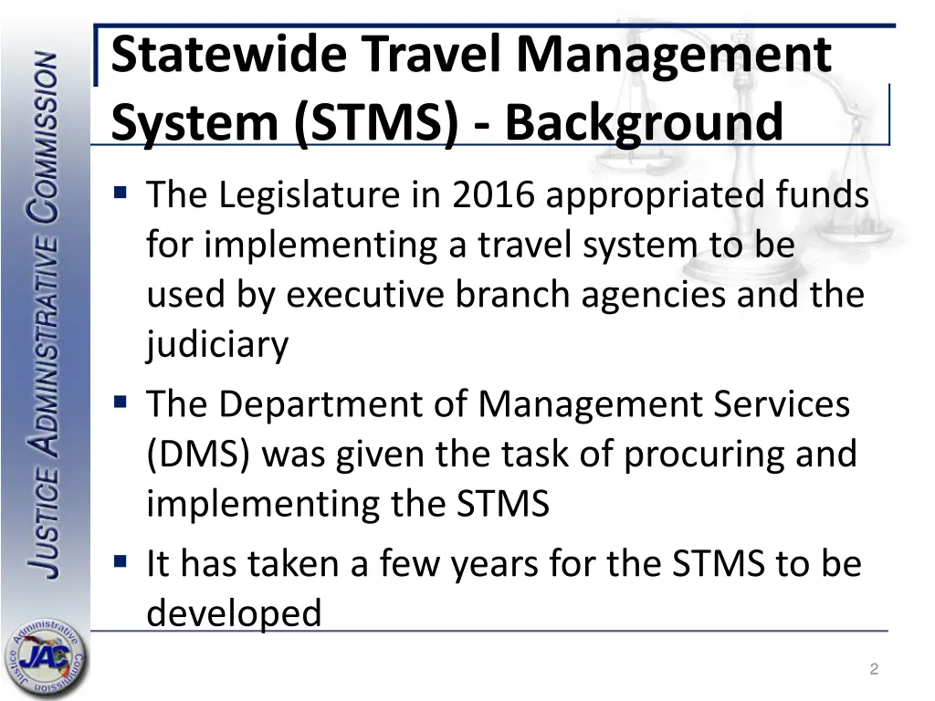 statewide travel management system stms