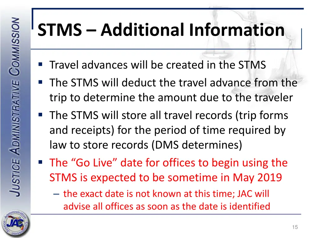 stms additional information 1